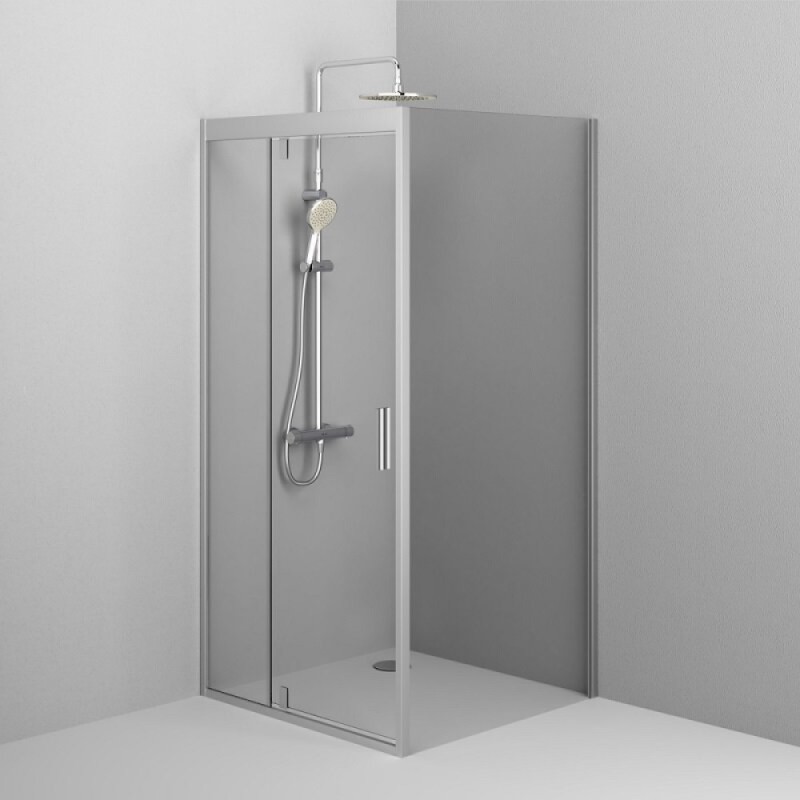 Душевой уголок Am.Pm Gem W90G-404-090MT, 90 x 90 см, стекло прозрачное, профиль хром