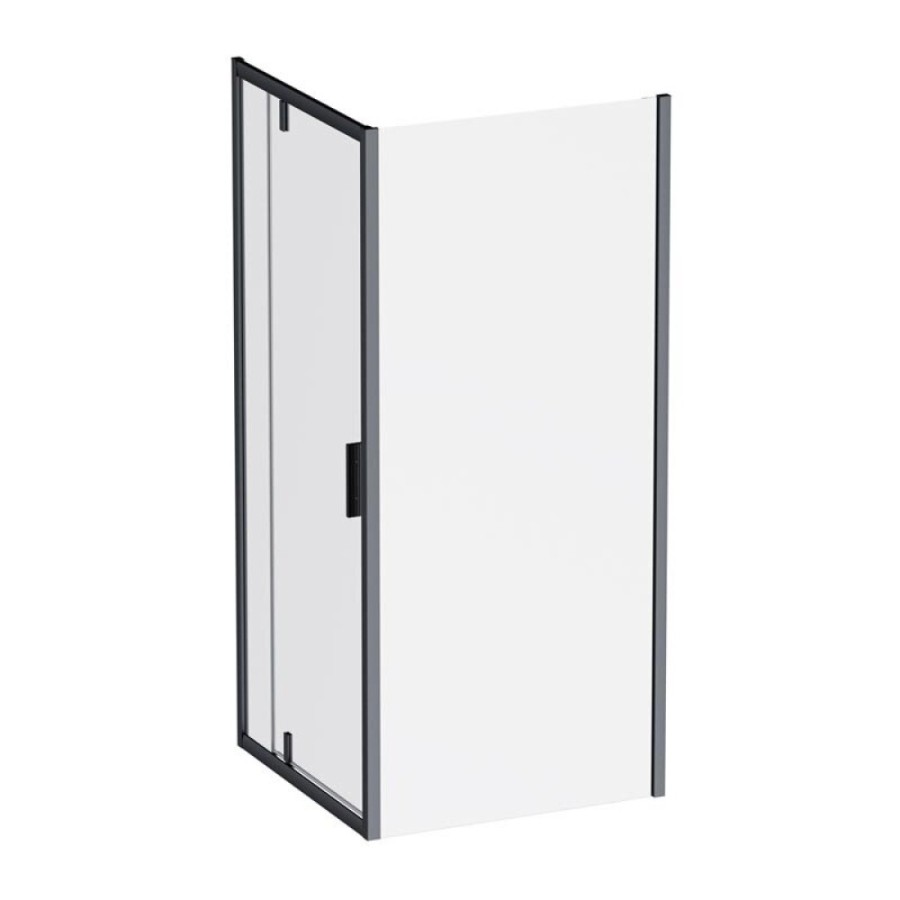 Душевой уголок Am.Pm Gem W90G-404-9090-BT, 90 x 90 см, стекло прозрачное, профиль черный матовый