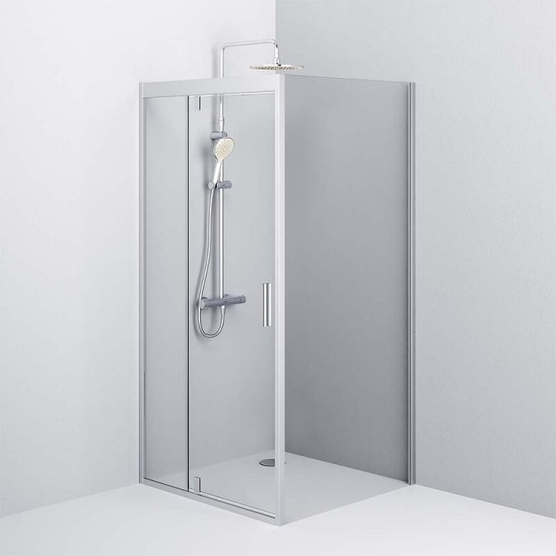Душевой уголок Am.Pm Gem W90G-404-9090-MT, 90 x 90 см, стекло прозрачное, профиль хром матовый