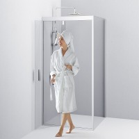 Душевой уголок Am.Pm Gem W90G-404-9090-MT, 90 x 90 см, стекло прозрачное, профиль хром матовый