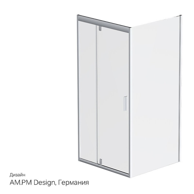 Душевой уголок Am.Pm Gem W90G-404-9090-MT, 90 x 90 см, стекло прозрачное, профиль хром матовый
