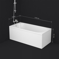 Ванна акриловая Am.Pm X-Joy W94A-150-070W-A1 150 х 70 см, белая