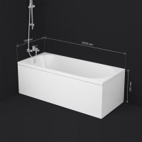 Ванна акриловая Am.Pm X-Joy W94A-160-070W-A1 160 х 70 см, белая