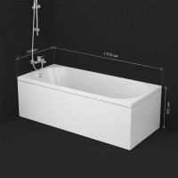 Ванна акриловая Am.Pm X-Joy 170x75 W94A-170-075W-A белая глянцевая