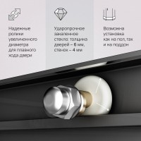 Душевой уголок Am.Pm X-Joy W94G-403-100280-BТ1К, 100 х 80 см, профиль черный матовый, стекло прозрачное