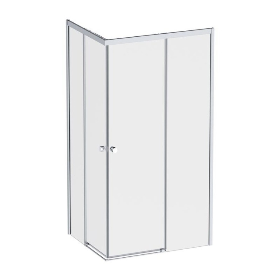 Душевой уголок Am.Pm X-Joy W94G-403-100280-MТ1К, 100 х 80 см, профиль хром матовый, стекло прозрачное