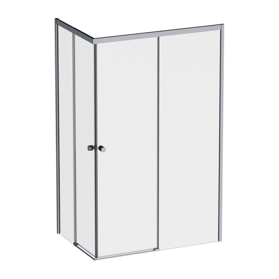 Душевой уголок Am.Pm X-Joy W94G-403-120290-BТ1К, 120 х 90 см, профиль черный матовый, стекло прозрачное
