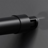 Душевая перегородка Am.Pm X-Joy W94UWI-100-F1-BTE, 100 см, со свободным входом, стекло прозрачное, фурнитура черная