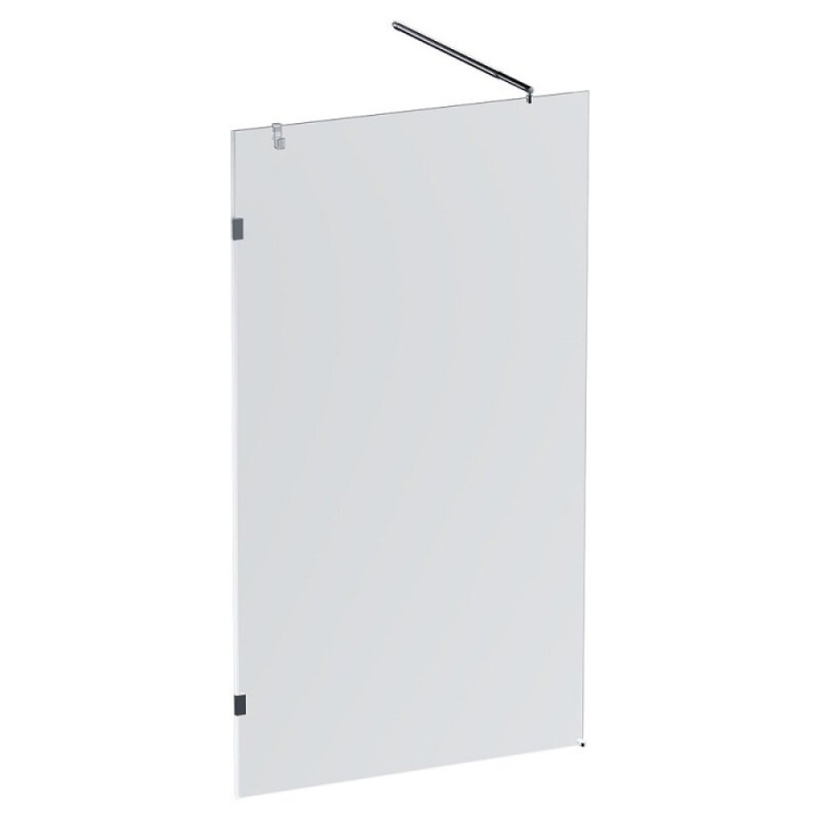 Душевая перегородка Am.Pm X-Joy W94UWI-110-F1-MTE, 110 см, со свободным входом, стекло прозрачное, фурнитура хром матовый