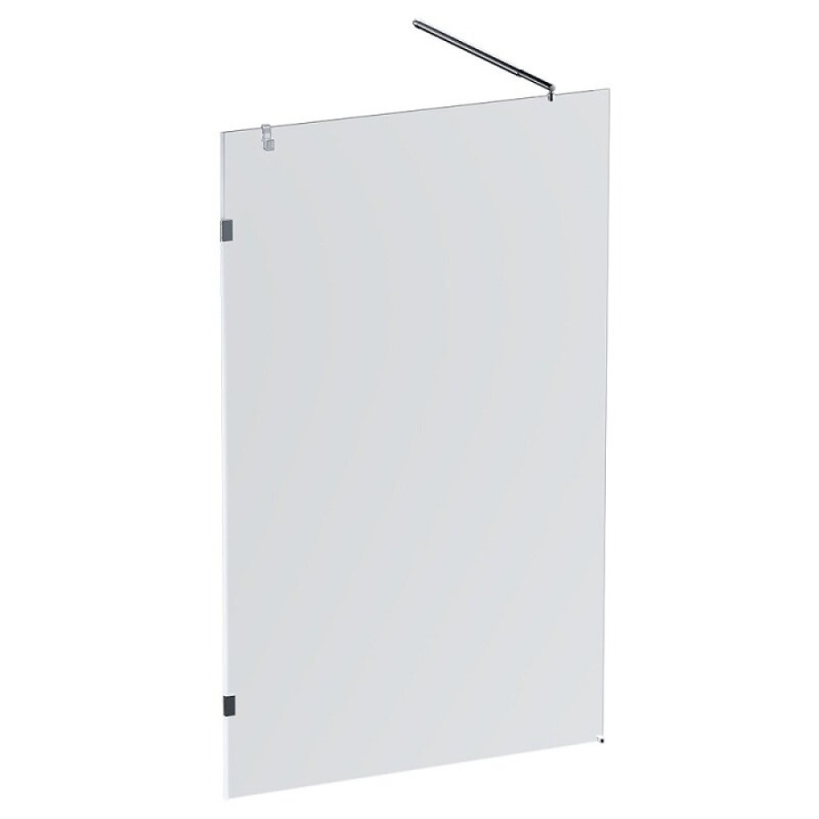 Душевая перегородка Am.Pm X-Joy W94UWI-120-F1-MTE, 120 см, со свободным входом, стекло прозрачное, фурнитура хром матовый