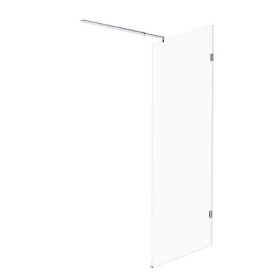 Душевая перегородка Am.Pm X-Joy W94WI-80-F1-MTE, 80 см, со свободным входом, стекло прозрачное, фурнитура хром матовый
