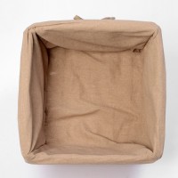Корзина для белья WasserKraft Kammel WB-180-S, маленькая, темно-кремовый/бежевый