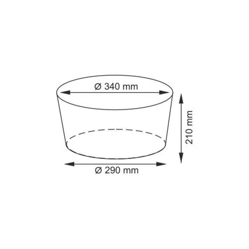 Корзина WasserKraft Donau WB-530-L, большая, для белья, с крышкой, белый/темно-коричневый