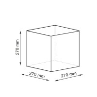 Корзина плетеная WasserKraft Glan WB-660-L, большая, темно-коричневый
