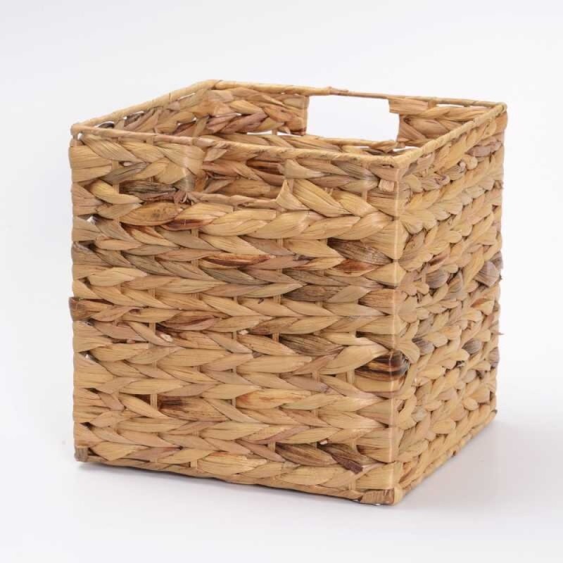 Корзина плетеная WasserKraft Glan WB-661-L, большая, светло-коричневый