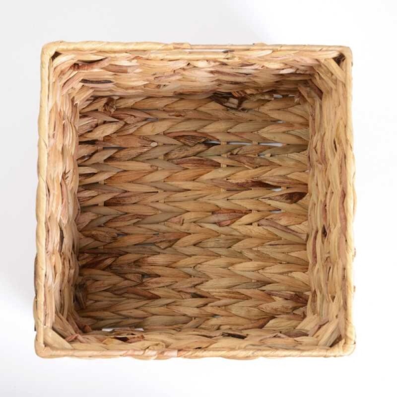 Корзина плетеная WasserKraft Glan WB-661-L, большая, светло-коричневый