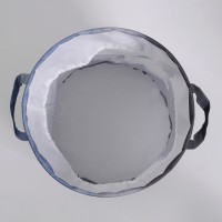 Корзина для белья WasserKraft Ammer, WB-702, белый/серый/черный