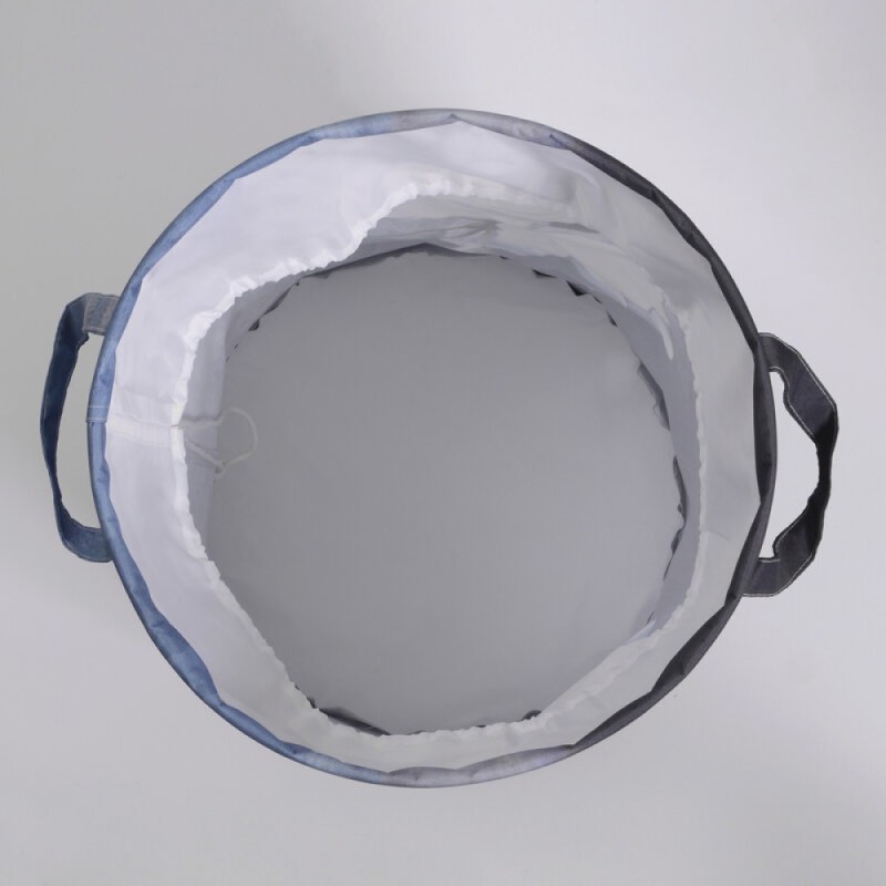 Корзина для белья WasserKraft Ammer, WB-702, белый/серый/черный