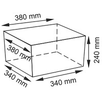 Корзина WasserKraft для белья, плетеная, бежевая, WB-880-L