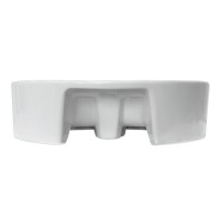 Раковина Aqwella Sanita Luxe Best Shelf 43 см накладная, белый, WB.CT/Best/43-C.Shelf/WHT