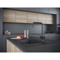 Смеситель Paulmark Wetter We213030-AN для кухонной мойки, с подключением к фильтру, антрацит