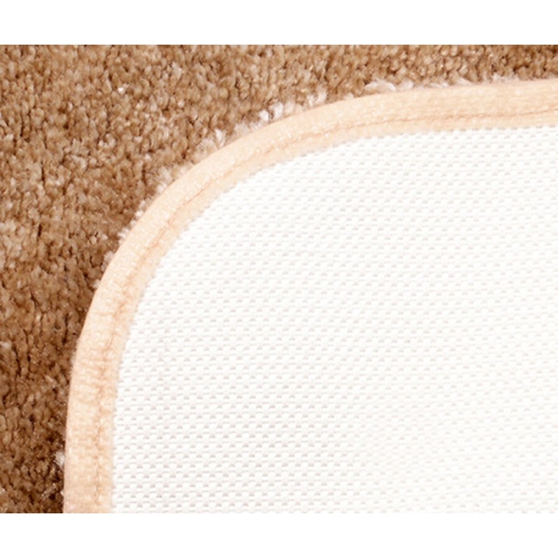 Коврик WasserKraft Wern Wern BM-2513 Hazelnut, напольный, цвет - коричневый, 90 х 55 см