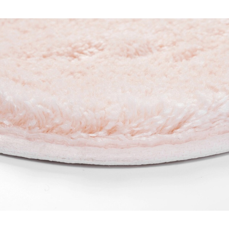 Коврик WasserKraft Wern Wern BM-2553 Powder pink, напольный, цвет - светло-розовый, 90 х 55 см