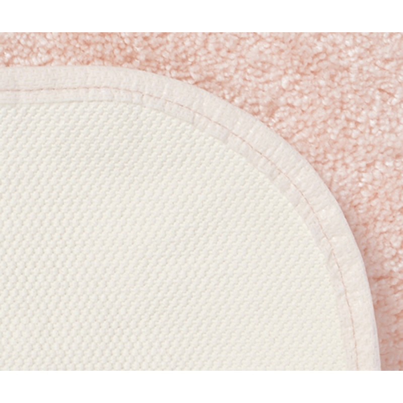 Коврик WasserKraft Wern Wern BM-2553 Powder pink, напольный, цвет - светло-розовый, 90 х 55 см