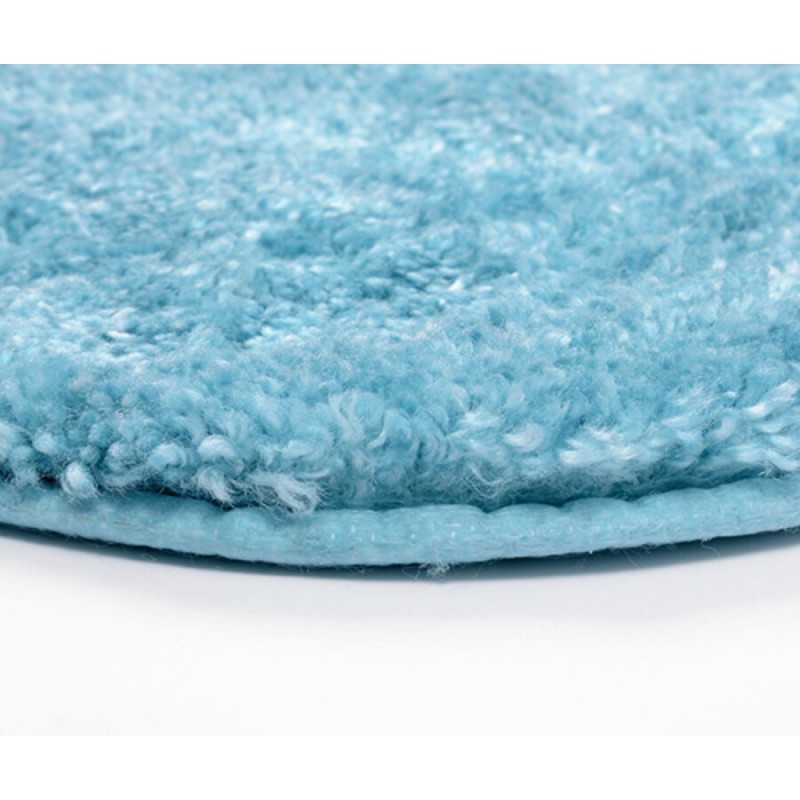 Коврик WasserKraft Wern Wern BM-2593 Turquoise, напольный, цвет - бирюзовый, 90 х 55 см