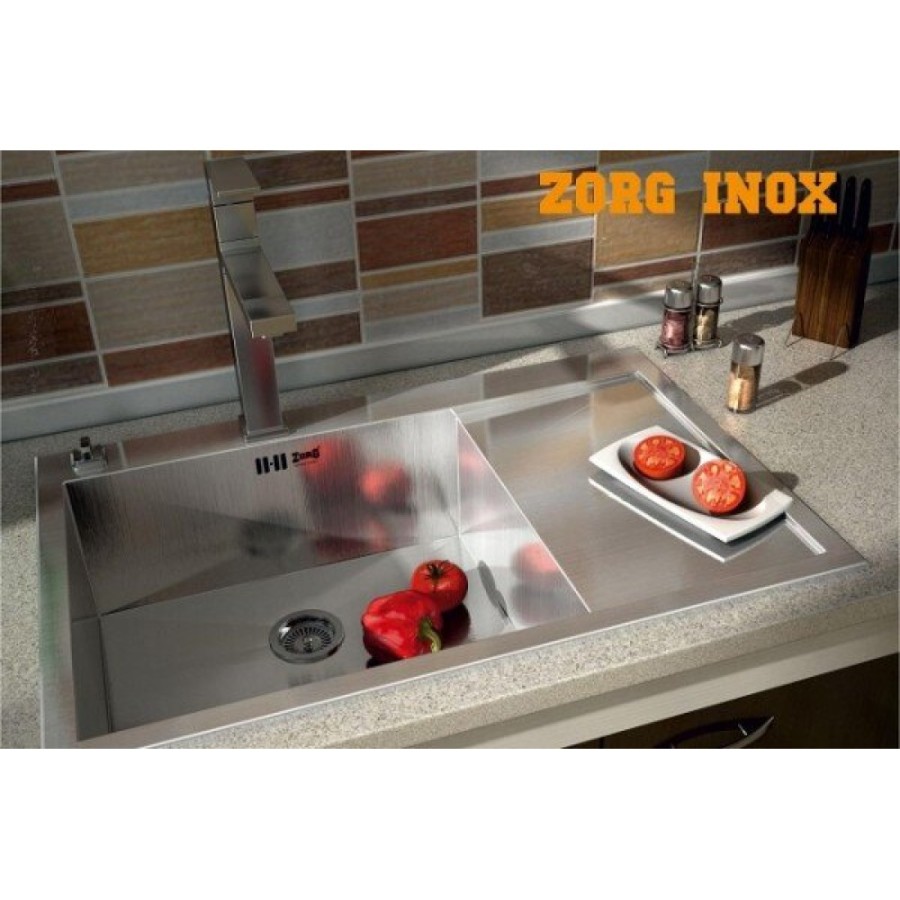 Мойка Zorg Inox X-7851-R, чаша справа