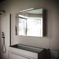 Зеркальный шкаф Sancos Hilton Z1000 100, с подсветкой, 100 х 74 см