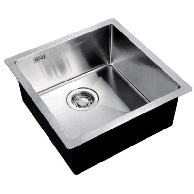 Мойка Zorg Light ZL R 440440, 44 х44 см, брашированная матовая нержавеющая сталь