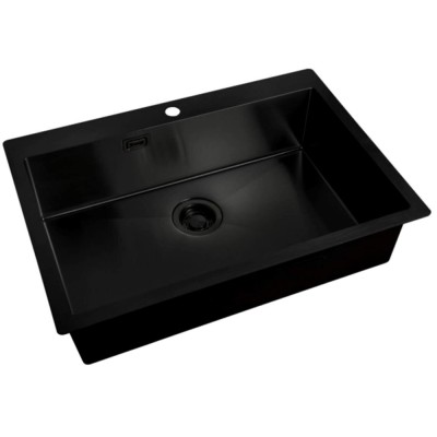 Мойка Zorg Light ZL R 750510 Grafit, 75 х 51 см, графит