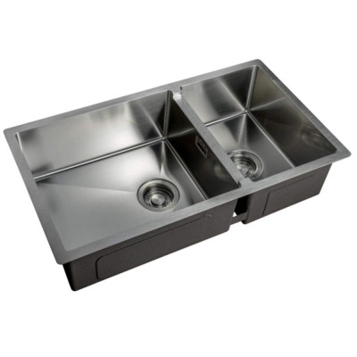Мойка Zorg Light ZL R 780-2-440, 78 х 44 см, брашированная матовая нержавеющая сталь