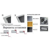 Мойка Zorg Light ZL R 510510 Grafit, 51 х 51 см, графит