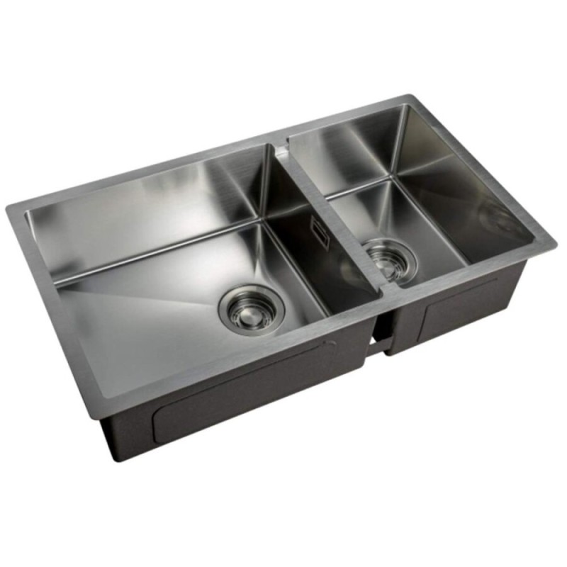 Мойка Zorg Light ZL R 780-2-440, 78 х 44 см, брашированная матовая нержавеющая сталь