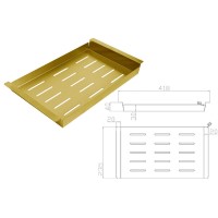 Поддон для моек Zorg Master ZM 02 BRONZEBRONZE, 41,8 х 23,5 см, бронза