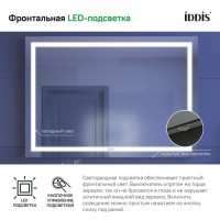 Зеркало Iddis Zodiac ZOD1000i98 100 см c подсветкой