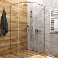 Душевое ограждение Iddis Zodiac ZOD6CR0i23 100 x 100 x 195 см стекло прозрачное, хром