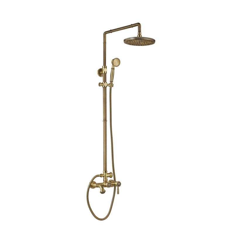 Душевая стойка ZorG Antic A 201DS-BR, бронза