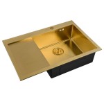Кухонная мойка ZorG PVD Bronze SZR-7851-R BRONZE Бронза