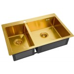 Кухонная мойка ZorG PVD Bronze SZR-78-2-51-R BRONZE ...