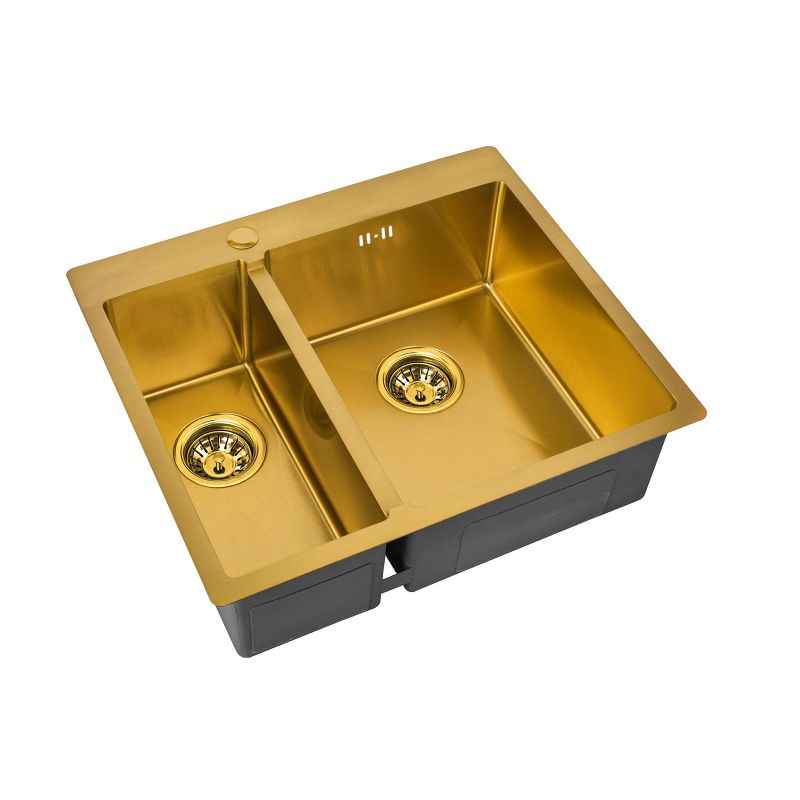 Кухонная мойка ZorG PVD Grafit 59 PVD 59-2-51-R GRAFIT Графит Кухонная мойка ZorG PVD Grafit 59 PVD 59-2-51-R GRAFIT Графит