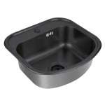 Кухонная мойка ZorG PVD Grafit 47 SZR 4749 GRAFIT Гр...