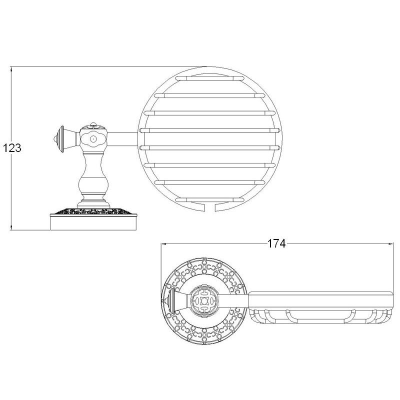 Мыльница ZorG SL AZR 05 SL Серебро