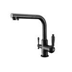 Смеситель ZorG Clean Water ZR 313 YF-33 ЧЕРНЫЙМЕТАЛЛ...