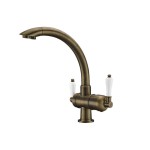 Смеситель ZorG Clean Water ZR 327 YF ANTIQUE для кух...