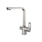 Смеситель ZorG Clean Water ZR 334 YF-NICKEL для кухо...