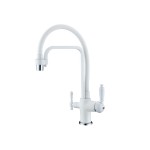 Смеситель ZorG Sanitary ZR 342-8 YF WHITE для кухонн...