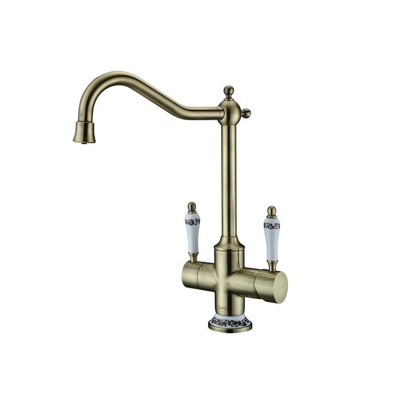 Смеситель ZorG Sanitary ZR 344 YF BR для кухонной мойки, бронза Смеситель ZorG Sanitary ZR 344 YF BR для кухонной мойки, бронза